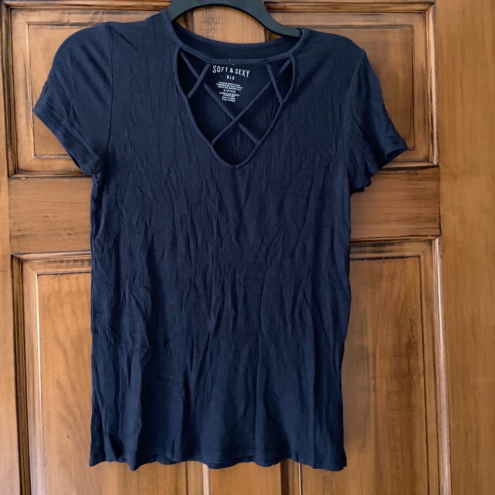 American Eagle Soft & Sexy Rib Tee